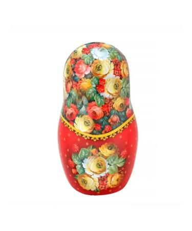 Selections from the sea of tea Black tea nesting doll with flowers 2 pcs 50 g - Buy Online on GoSupps.com