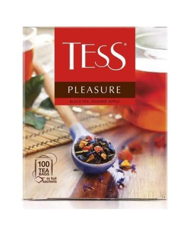 TESS Black Pleasure tea with additives 100 bags - Buy Online on GoSupps.com