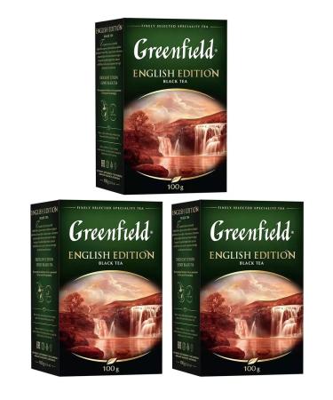 Greenfield Black leaf english edition 100 g 3 pcs