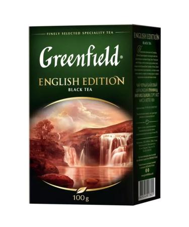 Greenfield Black tea English edition sheet 4 UEs 100 grams - Buy Online on GoSupps.com