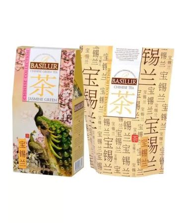 Basilur Chinese tea green with jasmine 100 g - Buy Online on GoSupps.com