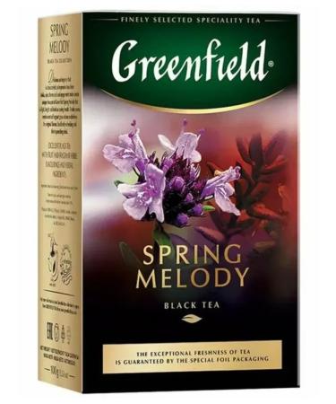 Greenfield Black tea with thyme Spring Melody 100 gr.