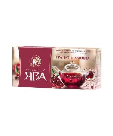 Princess of Java Tea black grenade and cranberries 25 pak 15 g