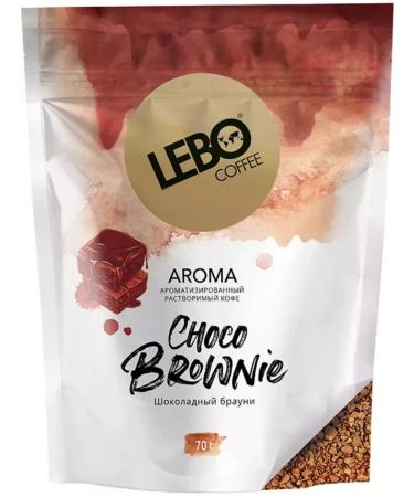 Lebo Coffee soluble sublimated Aroma Choco Brown 70g 1UP - Buy Online on GoSupps.com
