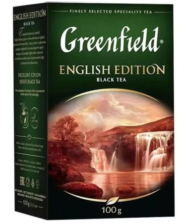 Greenfield Black tea sheet English edition 2 UEs at 100 grams - Buy Online on GoSupps.com