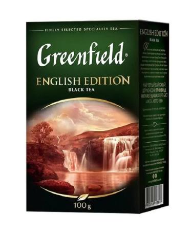Greenfield Black tea English edition sheet 100 g