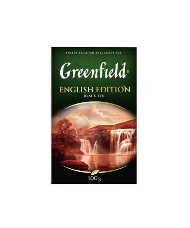 Greenfield Black tea English edition sheet 100 g - Buy Online on GoSupps.com