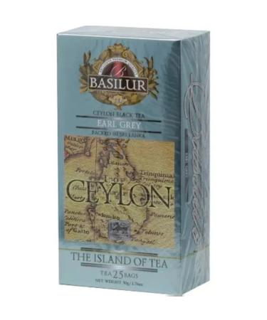 Basilur Tea Black Island Earl Grey 25 bags - Buy Online on GoSupps.com