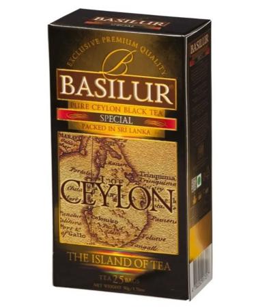 Basilur Tea Black Island Special 25 bags - Buy Online on GoSupps.com