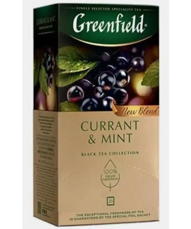 Greenfield Black tea Currant & Mint black currants - Buy Online on GoSupps.com