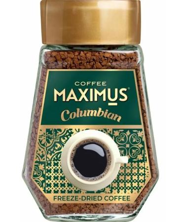 MAXIMUS Columbian coffee sublimated soluble 95 g