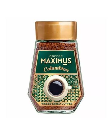 MAXIMUS Columbian coffee sublimated soluble 95 g - Buy Online on GoSupps.com
