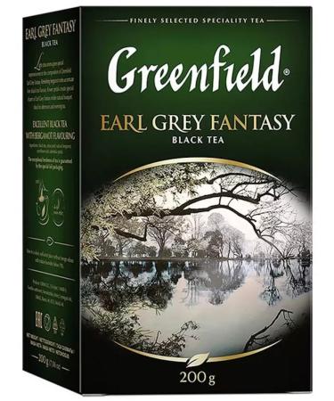 Greenfield Black tea with bergamot Earl Grey Fantasy 2 U to 200 G. - Buy Online on GoSupps.com