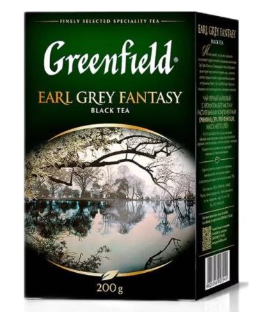 Greenfield Black tea Earl Grey Fantasy with aroma bergamot 200 g