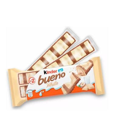 Kinder Waffel bar in white chocolate 39g set 30pcs - Buy Online on GoSupps.com