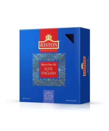 RISTON Black and green tea Elite English 100 pack