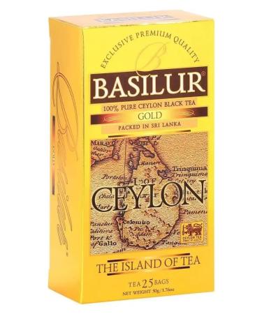 Basilur Tea Black Island Ceylon Golden - Buy Online on GoSupps.com