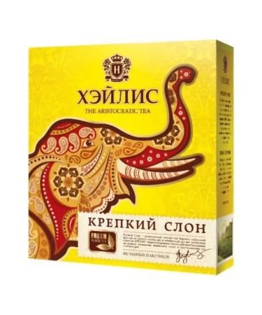 HYLEYS Tea black strong elephant 100 pack