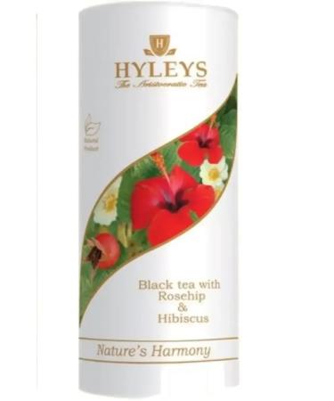 HYLEYS Black tea with rosehip and frame 2 pieces of 100g - Buy Online on GoSupps.com