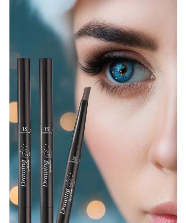 ENISESOFFY Eyebrow pencil dark brown 2pcs - Buy Online on GoSupps.com