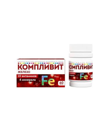 Complivit iron N60 table 525 mg - Buy Online on GoSupps.com