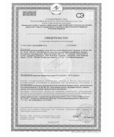 Doppelherz ENERGORIC N 250ML - 2pcs - Buy Online on GoSupps.com