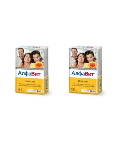 Alphabet - vitamin and mineral complexes alphabet classic N60 table - 2pcs