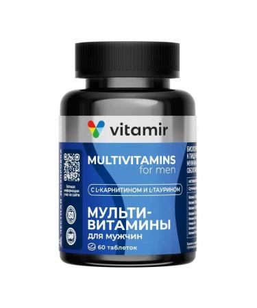 Vitamir Multivitamins for men N60 table p about 900 mg