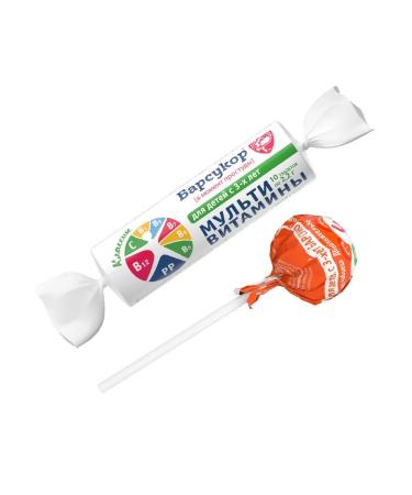 Beauty Set of Barsukor Chupa-Flu Orange + Multivitamins without taste