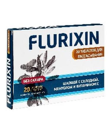 Beauty Flurixin sage with licorice menthol and vitamin C 20 tablets 500 mg each - Buy Online on GoSupps.com