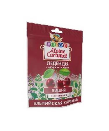 Beauty Alpine Caramel lollipops for children with natural honey and vitamin C cherry flavor 75g - Buy Online on GoSupps.com