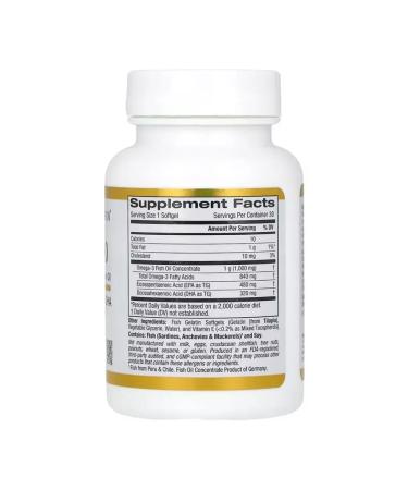 California Gold Nutrition omega 800 Omega 800. Fish oil 30 pcs - Buy Online on GoSupps.com