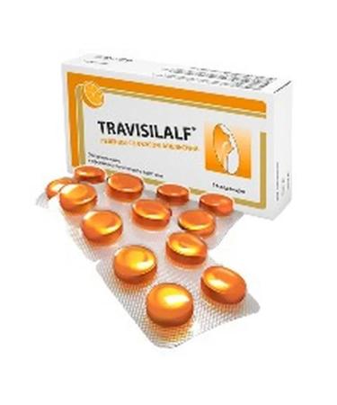Beauty Travisilalf (travisilalf) orange-flavored lozenges 16 pieces weighing 2.5 g - Buy Online on GoSupps.com
