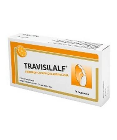 Beauty Travisilalf (travisilalf) orange-flavored lozenges 16 pieces weighing 2.5 g - Buy Online on GoSupps.com