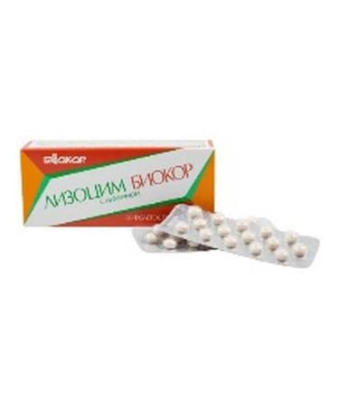 Beauty Lysozyme Biocor with Inulin 60 lozenges weighing 180 mg - Buy Online on GoSupps.com