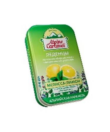 Beauty Alpine Caramel lollipops for children with natural honey and vitamin C lemon balm flavor 53g - Buy Online on GoSupps.com