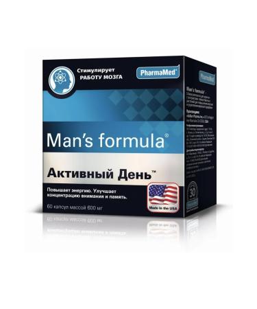 MAN'S FORMULA Active day 600 mg 60 capsules