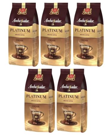 AMBASSADOR CREMA Ground Coffee 1 kg Platinum Crema