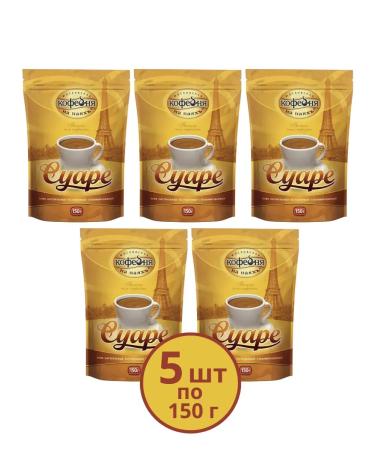 Moscow Coffee Shop on Shares Suara soluble coffee 5 packages of 150 g