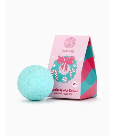 URAL LAB Bomb for a bath peppermint volume 40 g - Buy Online on GoSupps.com