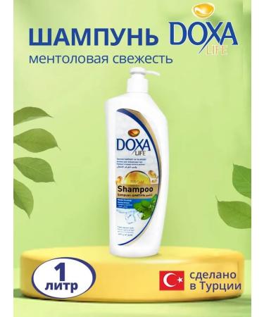 DOXA Hair shampoo menthol freshness 1000 ml - Buy Online on GoSupps.com