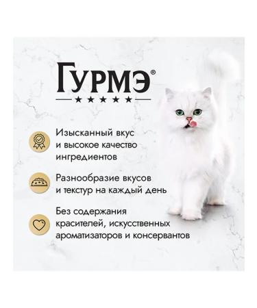 Gourmet Wet feed delicate fillet for cats with turkey 75g x 26pcs - Buy Online on GoSupps.com