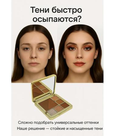 MIR88 Universal palette of shadows for makeup -5 tone - Buy Online on GoSupps.com