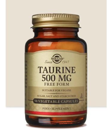 SOLGAR Taurin 500MG No. 50 - Buy Online on GoSupps.com