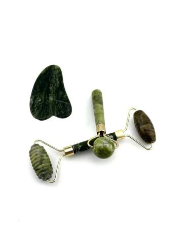 Bilioner A jade massage set for massage of the face of Guasha - Buy Online on GoSupps.com