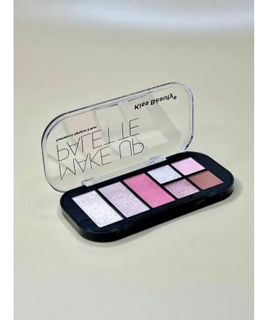 sps2 6-color eyeshadow palette matte and shimmery nude shades - Buy Online on GoSupps.com