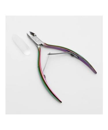 Manicure nippers with chameleon effect