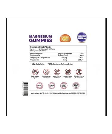 Validus Magnesium+ B6 in gummies magnesium marmalades - Buy Online on GoSupps.com