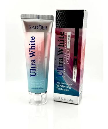 Binu Whitening toothpaste with sea salt and peach 100 g - Buy Online on GoSupps.com