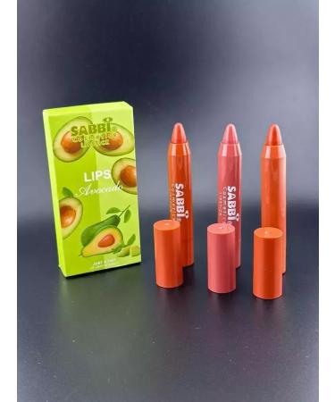 Matte lipstick Lipstick-pencil for lips 3pcs - Buy Online on GoSupps.com